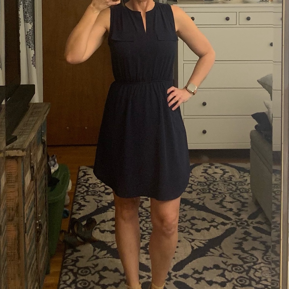 Monteau LA Navy Blue Dress